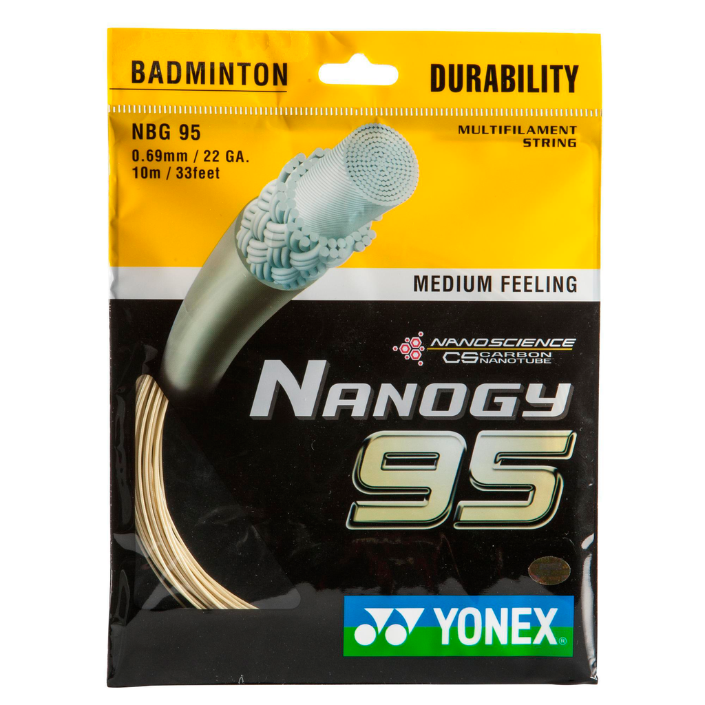 Cuerdas para Badminton Yonex NANOGY95 Naranja