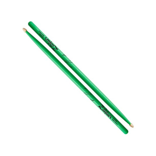 Bolillos Zildjian Z5AACDGG Neon Verde (Madera)
