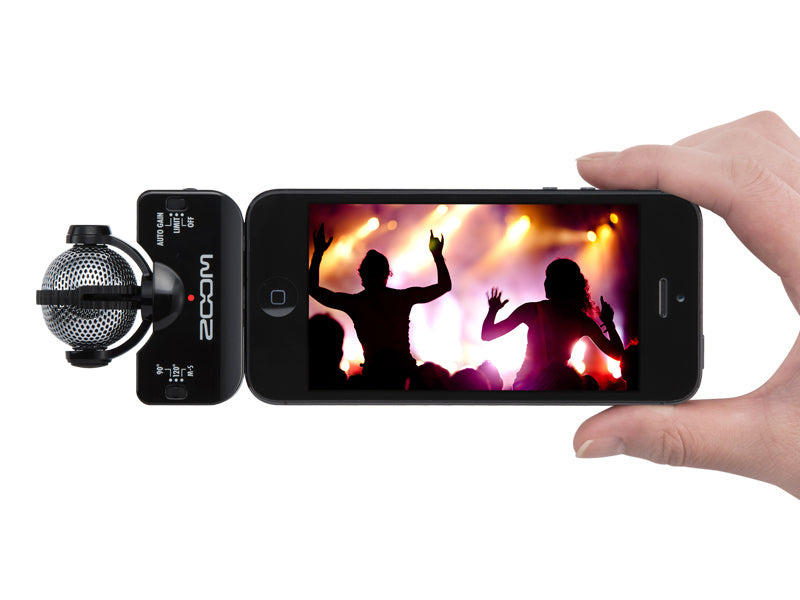 Micrófono IQ5 Zoom Negro