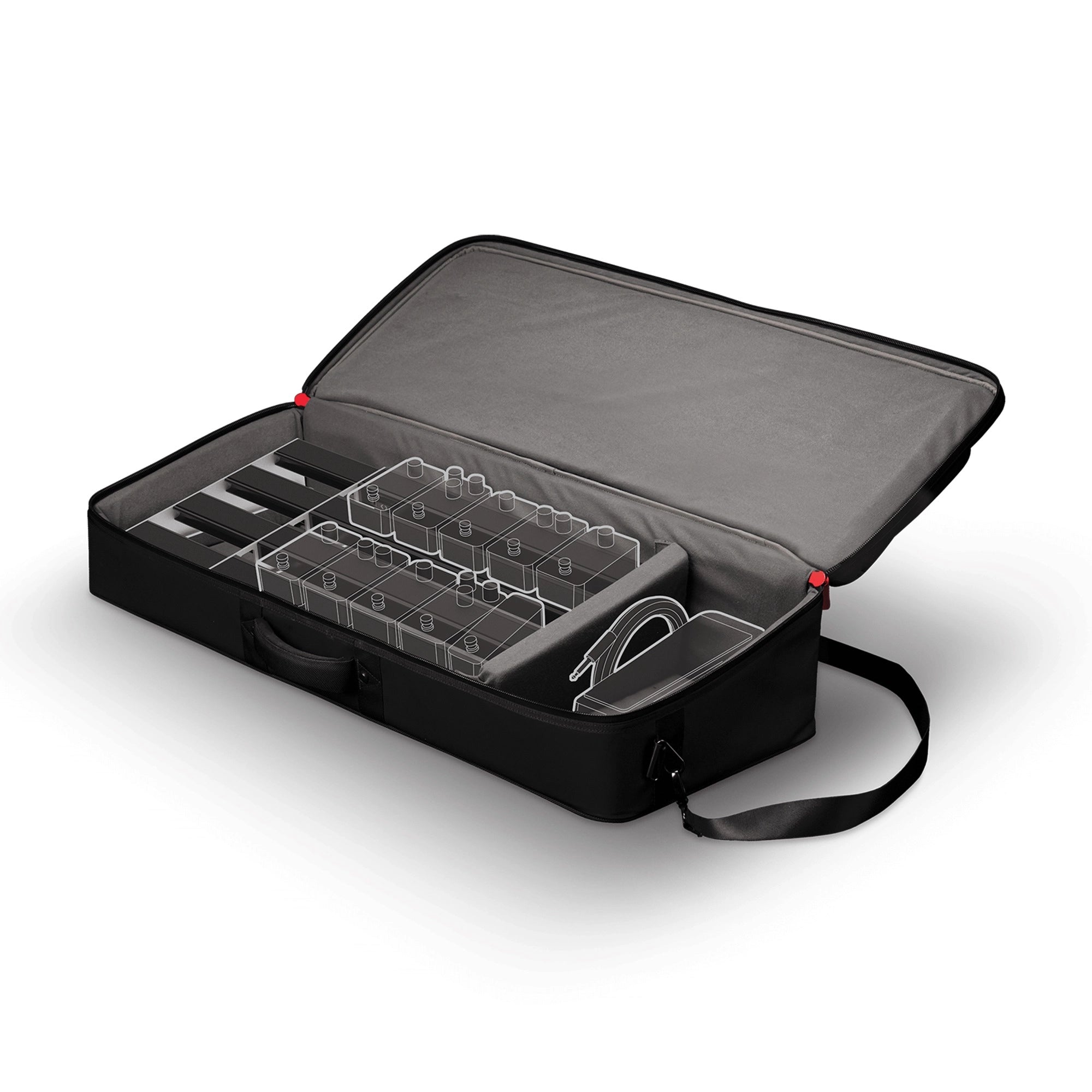Bolso para Pedalera PW-BLPBT-02 D'Addario Negro