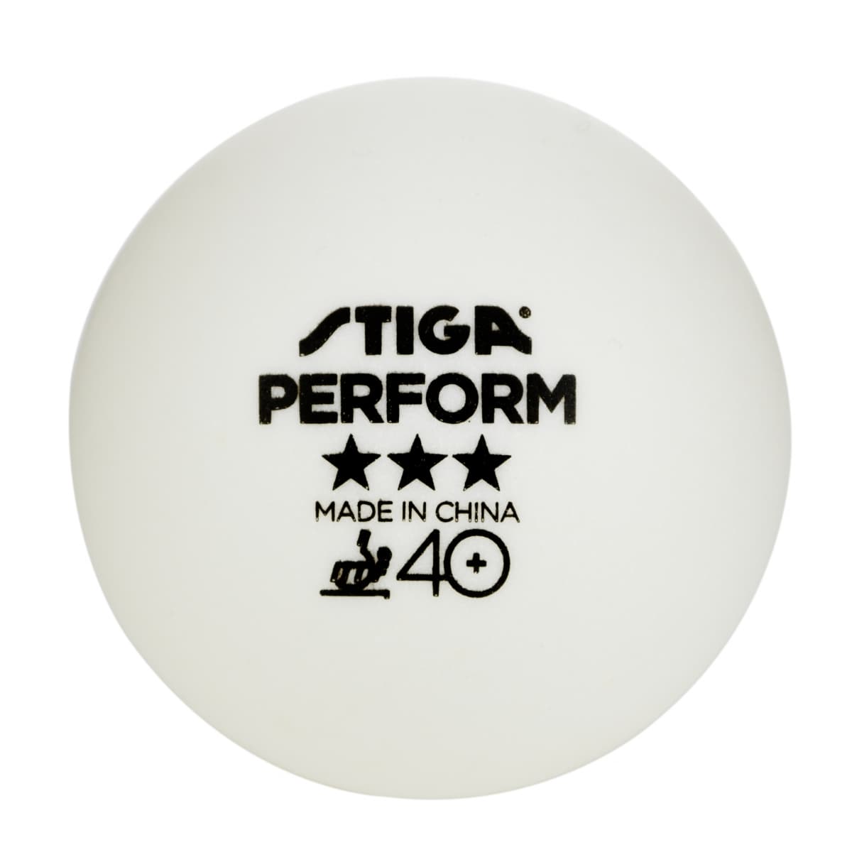 Bola de Ping Pong Perform 3S ABS Stiga Blanca