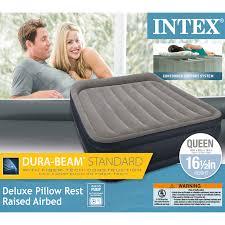 Colchón Queen Dura Beam Pillow Rest Intex 64135