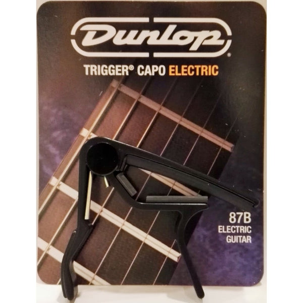 Capotrasto para Guitarra Eléctrica 87B Dunlop Negro