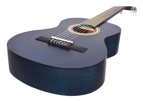 Guitarra Clásica 3/4 VC203-TBU Valencia Azul Transparente