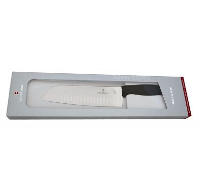 Santoku 17CM 6-8523-17G Alveolado Victorinox Negro
