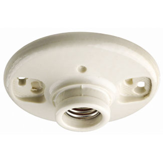 Roseta de Porcelana sin Cadena Leviton 49875-000