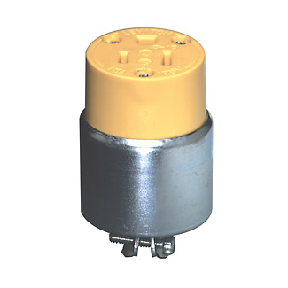 Toma 2 polos 15A Leviton 515CA-000 Negro