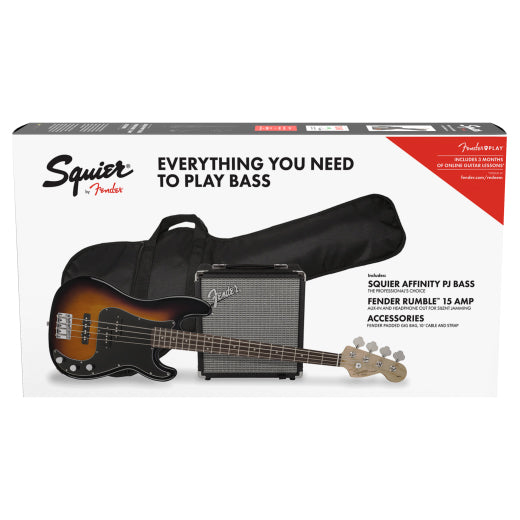 Kit para Bajo Squier Affinity PJ Fender 037-1982-032 Sunburst