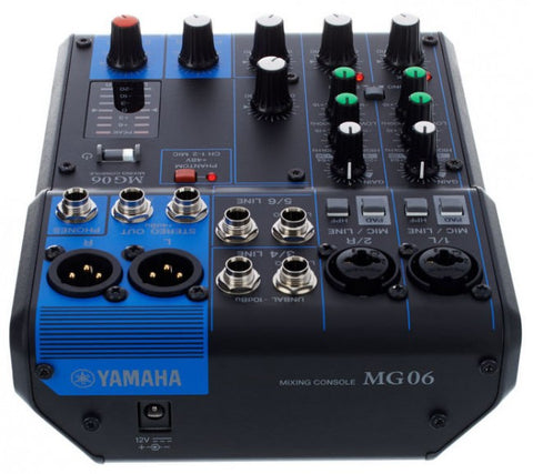 Consola 6 Canales MG06X Yamaha