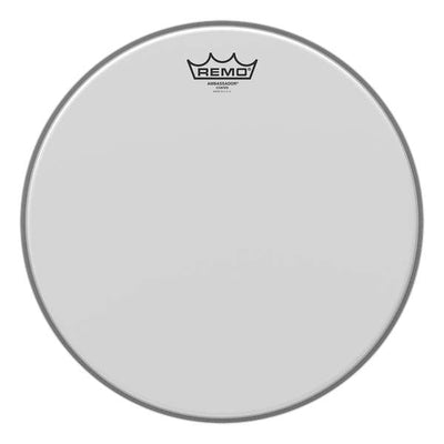 Parche 8" Remo BA-0108-00 para Batería Ambassador Coated Blanco