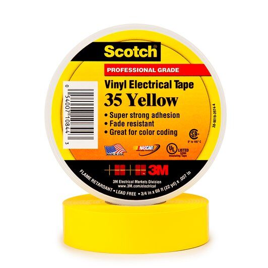 Tape 3M Super 35 Amarillo