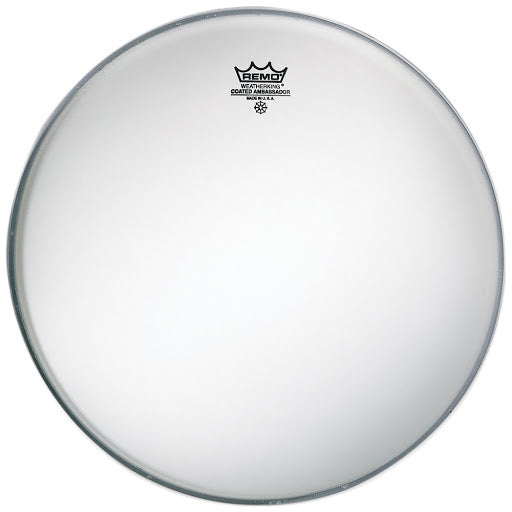 Parche 14" Ambassador Coated Blanco Remo BA-0114-00