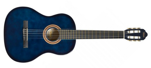 Guitarra Clásica 4/4 Valencia VC104-BUS Azul